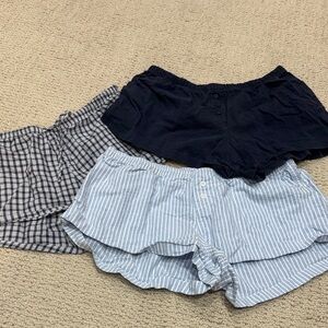 Brandy Melville Women's Shorts - Black, Blue, Gray